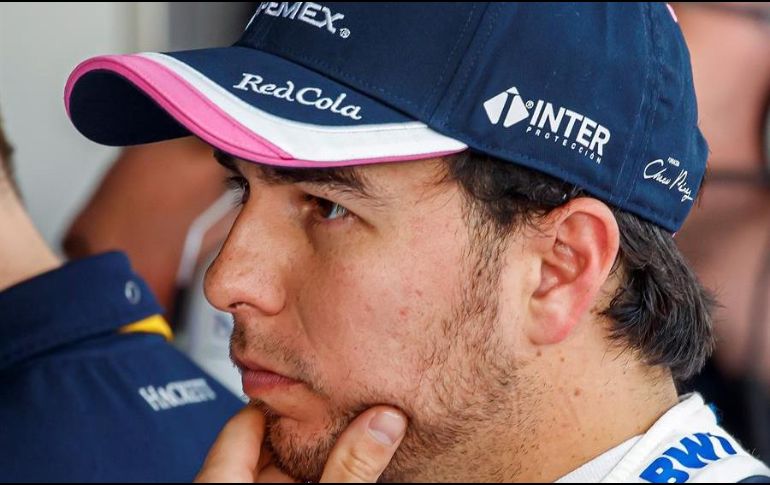 Sergio Pérez se perdió el primer Gran Premio de Gran Bretaña del fin de semana pasado debido al contagio. EFE/ARCHIVO