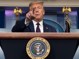 Trump asegura que el estallido no se trató de un accidente industrial. EFE/C. Kleponis