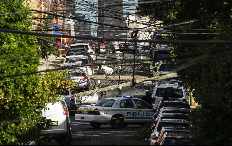 El huracán causó problemas en el transporte y el suministro eléctrico. AFP/E. Muñoz
