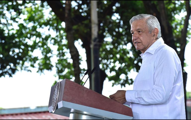 López Obrador realiza una gira por el noroeste del país. Además de Nayarit visitará Sinaloa, Sonora y Baja California Sur. EFE/Presidencia de México