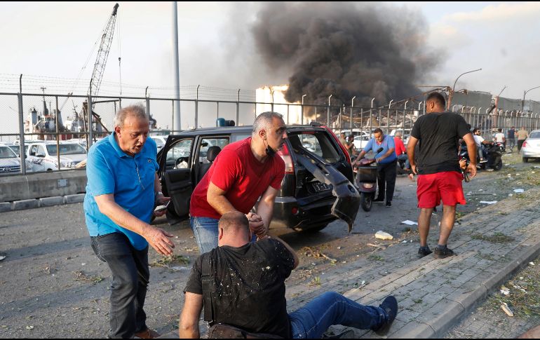 Según los últimos datos de la Cruz Roja libanesa, el número de muertos por la explosión en el puerto de Beirut subió a 100 y el de heridos a más de 4.000. AFP