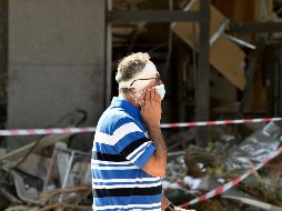 El gobierno y la Cruz Roja libanesa calculan que al menos 100 personas han fallecido y cuatro mil han resultado heridas como consecuencia de la explosión del martes. EFE / EPA / W. Hamzeh