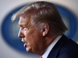 Durante su entrevista, Trump critica al virtual candidato demócrata, Joe Biden. AFP / ARCHIVO