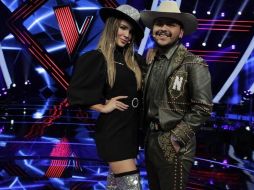 Ambos cantantes son compañeros en 