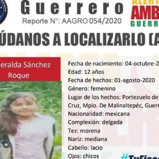 Periodista denuncia desaparición de su hija de 12 años en Guerrero