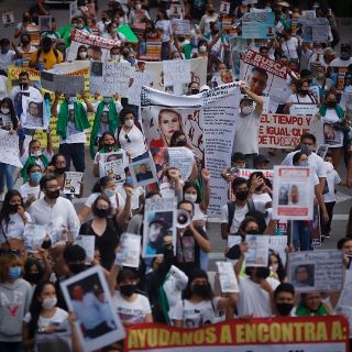 Unen causas en manifestación de familiares en busca de sus desaparecidos
