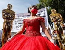 Tras la protesta el gremio fue escuchado a través de una comitiva que dialogó con la Secretaría de Desarrollo Económico. EFE/F Guasco