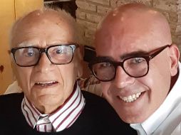 Gabriel Varela compartió una imagen con su papá en su cuenta de Instagram. INSTAGRAM / varelateatro