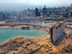 El puerto de Beirut, el corazón de la ciudad, quedó totalmente destruido. GETTY IMAGES