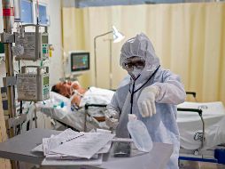 a nivel nacional se reporta un nivel de 40% de camas de hospitalización ocupadas.AFP/ARCHIVO