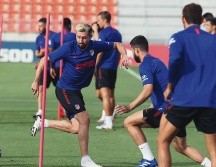 Héctor Herrera. El virus llegó al equipo colchonero donde milita el medio mexicano. @Atleti
