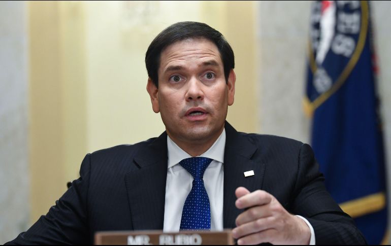 El senador republicano, Marco Rubio, está entre los sancionados. AFP