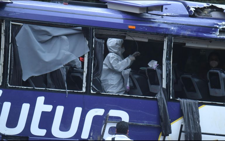 El accidente de autobús ocurrió cerca de las 2:00 de la madrugada. XINHUA
