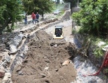 El proyecto contempla trabajar 40 metros del canal, justo en la curva que se pronuncia en el Andador Malecón, de la colonia El Garabato. ESPECIAL/Gobierno de Zapopan