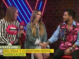 Belinda tiene su "primera vez" con Christian Nodal