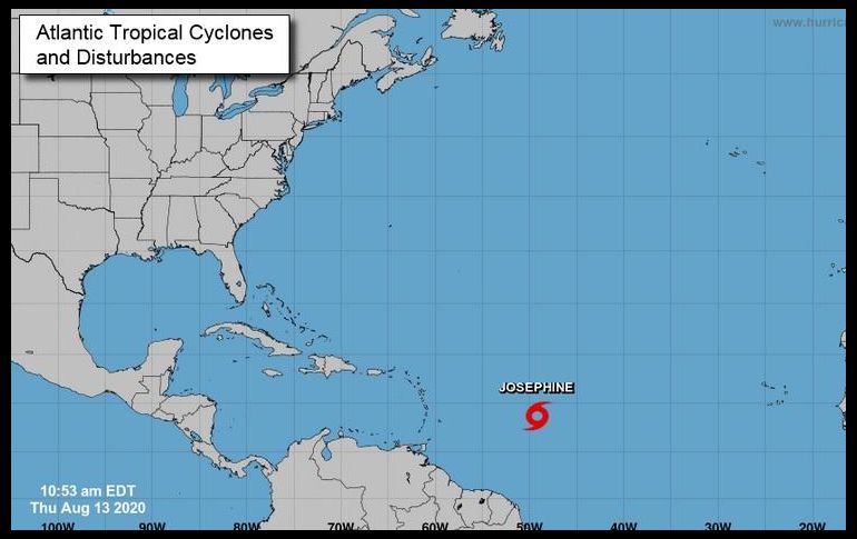 Los vientos máximos de 