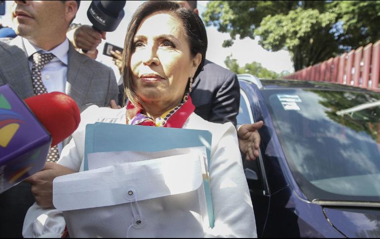 Rosario Robles está acusada de permitir el desvío de fondos por cinco mil millones de pesos a través de universidades públicas y empresas fantasma. NOTIMEX/Archivo