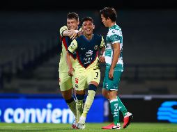 Leonardo Suárez marcó el segundo gol del partido, el número 5 mil en la historia del club América. IMAGO7/E. Sánchez