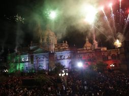 En las festividades patrias no habrá gente en la explanada del Palacio de Gobierno ni habrá desfile militar. EL INFORMADOR/Archivo