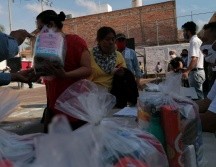 La organización en conjunto con Abarrotes Abeja, han hecho entrega de despensas en distintos municipios de la Zona Metropolitana de Guadalajara. ESPECIAL