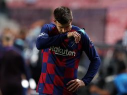 El central blaugrana Gerard Piqué dijo este viernes que lo vivido en Lisboa “es una vergüenza