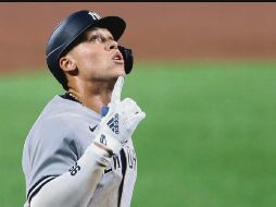Aaron se suma al también lesionado Giancarlo Stanton. TWITTER/@Yankees_Beisbol
