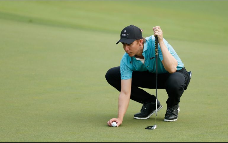Carlos Ortiz mejoró su juego durante el segundo día de competencia, pero no fue suficiente. AFP/C. Keane