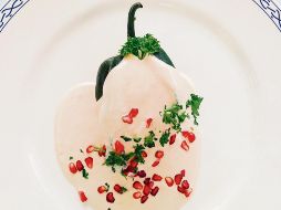 Chile en nogada. Este manjar estará disponible hasta el 15 de septiembre. EL INFORMADOR/F. González