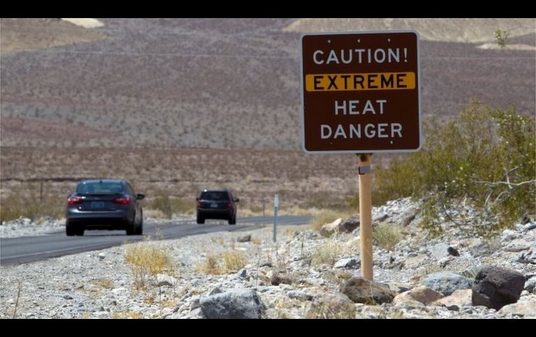 La zona del valle de la Muerte es conocida por su calor extremo. REUTERS