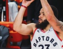 LÍDER. Con 30 puntos y 11 asistencias, Fred VanVleet comandó al buen inicio de los Raptors en Playoffs. AP / K. Cox