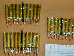 Los hombres fueron detenidos el pasado 12 de agosto con armas largas, cartuchos y cargadores. ESPECIAL /