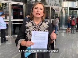 La senadora Xóchitl Gálvez subió un video en sus redes sociales para exigir sanciones contra los responsables. TWITTER/@XochitlGalvez