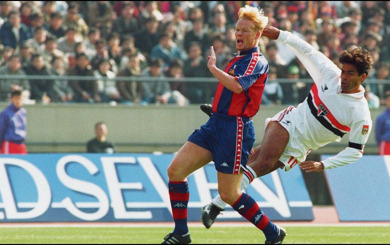 QUERIDO. Ronald Koeman brilló como zaguero en el Barcelona y ahora dirigirá al primer equipo. AFP