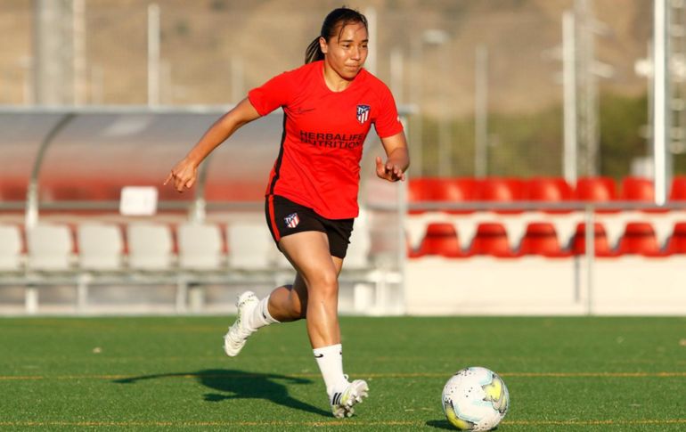 La delantera mexicana dio a conocer su positivo por coronavirus a través de Twitter. TWITTER / @AtletiFemenino
