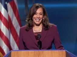 Harris, de 55 años, habló desde Wilmington, sede de su campaña electoral. EFE