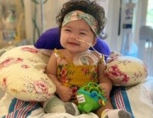 Alexandra fue internada en Nueva York en marzo de este año, en el auge de la pandemia de covid-19. La bebé debió esperar cuatro meses por un corazón de un donante compatible. Mount Sinai Kravis Children’s Hospital