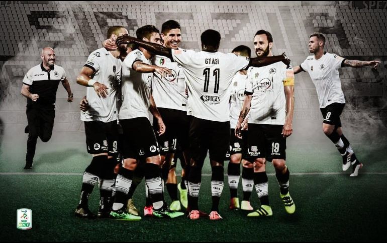 El Spezia consiguió el primer ascenso en sus 114 años de historia a la Serie A por haber terminado el campeonato regular de Serie B por delante de sus rivales. TWITTER / @Lega_B