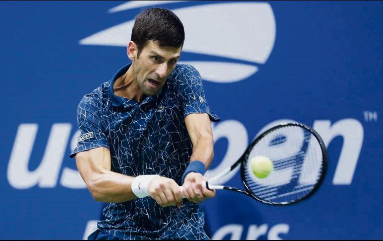 Novak Djokovic. El serbio es el máximo favorito al título en el torneo neoyorquino. AP