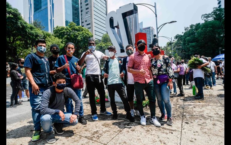 La colocación de esta efigie fue el acto central de la conmemoración de la masacre ocurrida el 22 de agosto del 2010. AFP/P. Pardo