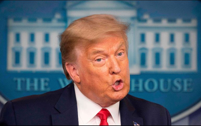 Sobre la revelación de comentarios de su hermana, Trump dijo: 