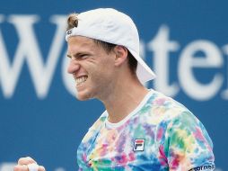 VICTORIA. Diego Schwartzman dio cuenta de Casper Ruud para avanzar a la segunda ronda. AFP• M. Stockman