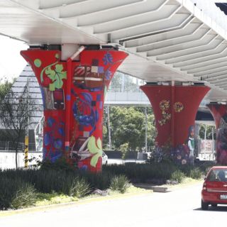 Anuncian artistas que pintarán las columnas de la Línea 3