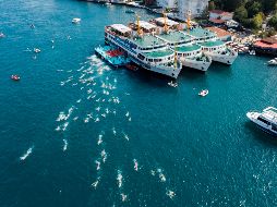 Los mejores consiguen recorrer la distancia de 6.5 kilómetros en menos de una hora, con la plusmarca de este año situado en los 46 minutos. EFE