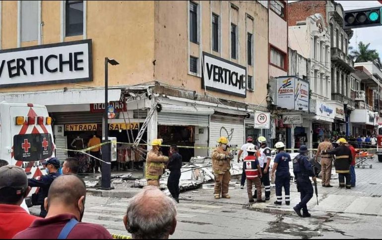Al lugar llegaron elementos del Cuerpo de Bomberos, de la Cruz Roja y de la Policía Estatal. TWITTER/@notitam