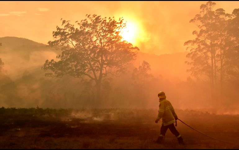 Advierten que los fuegos extremos serán probablemente más frecuentes. AFP/P. Parks