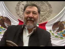 Fernández Noroña dijo que, por el momento, no divulgará los nombres de los seis legisladores que se unieron a la bancada de su partido. TWITTER/@fernandeznorona