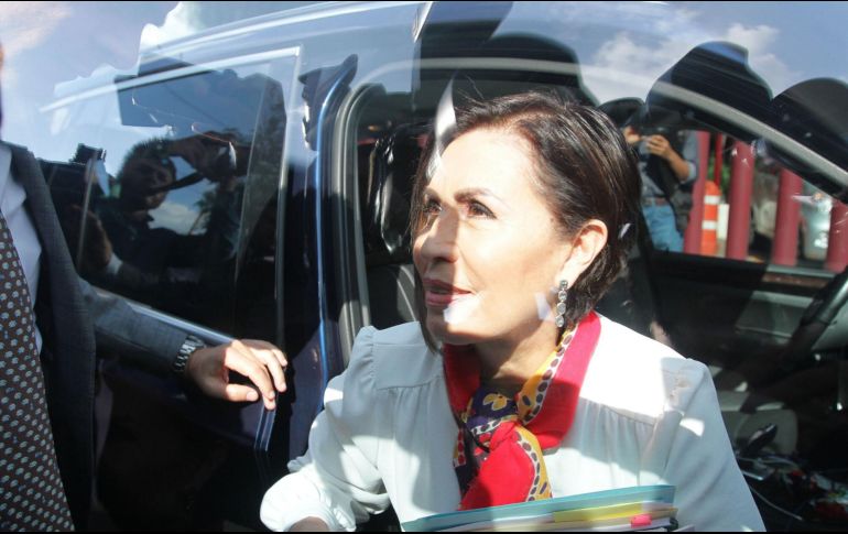 La defensa de Rosario Robles afirmó que la FGR no le ha propuesto la aplicación de alguna forma de terminación anticipada. NTX / ARCHIVO