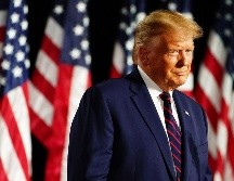 Trump aprovechó su discurso para lanzar señalamientos contra Biden, quien será su rival en la elección del 3 de noviembre. EFE / J. Lo Scalzo