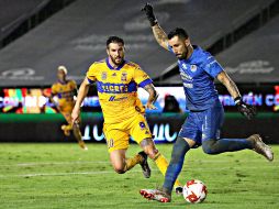 Tigres tuvo ventaja en el partido gracias a un tanto de Gignac al minuto 74. IMAGO7/E. Reséndiz