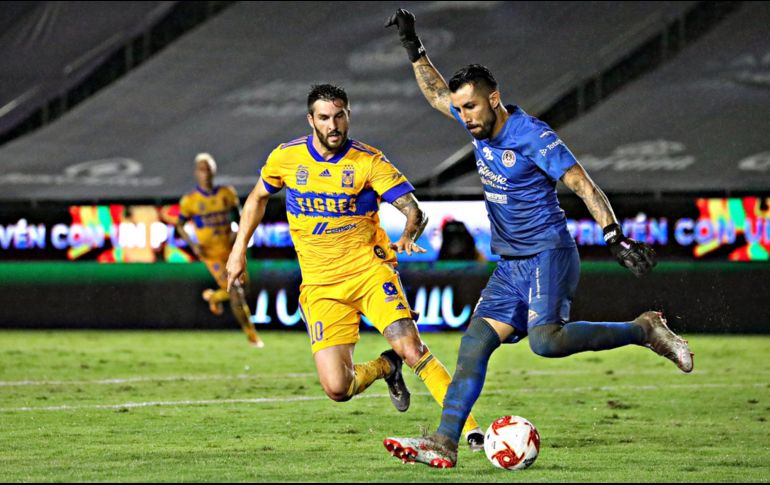 Tigres tuvo ventaja en el partido gracias a un tanto de Gignac al minuto 74. IMAGO7/E. Reséndiz